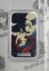 2025 1oz .999 Silver Colorized Lucky Dragon Fighting Eagle Scottsdale Mint Bar