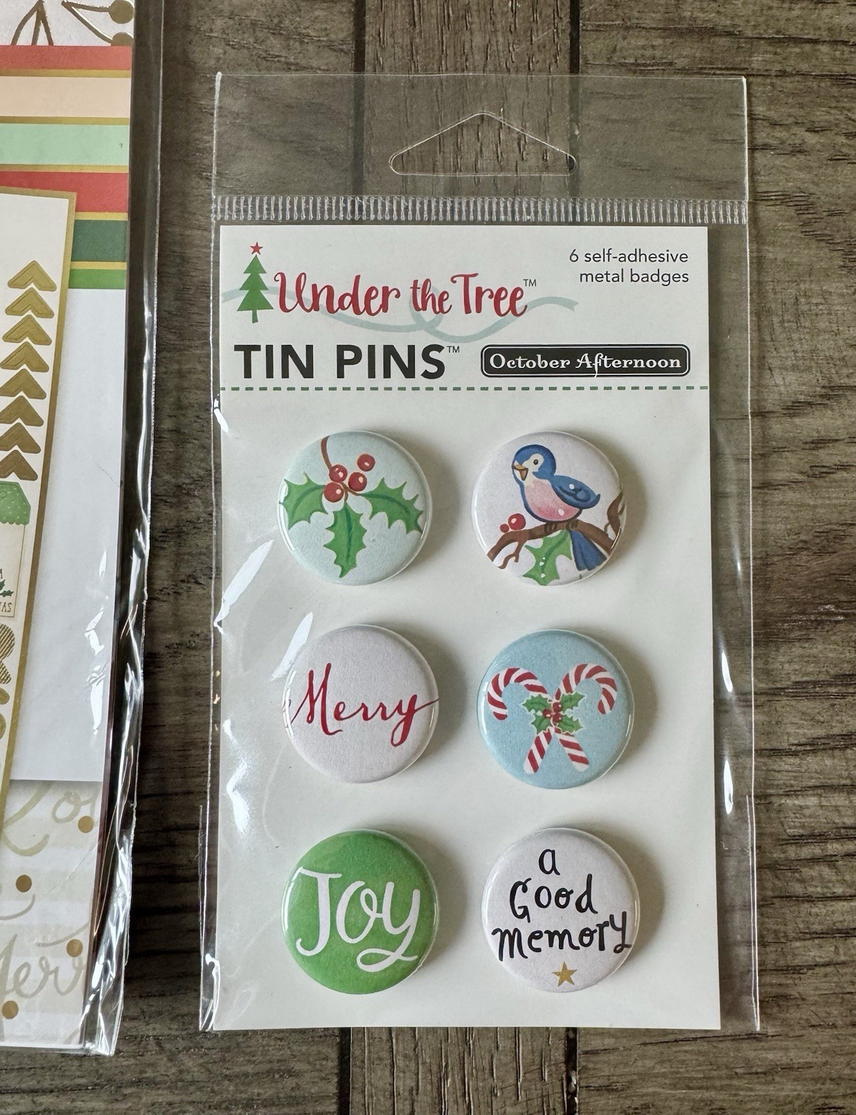 My Mind’s Eye *CHRISTMAS ON MARKET STREET* Paper Collection *5 PC LOT* MME New