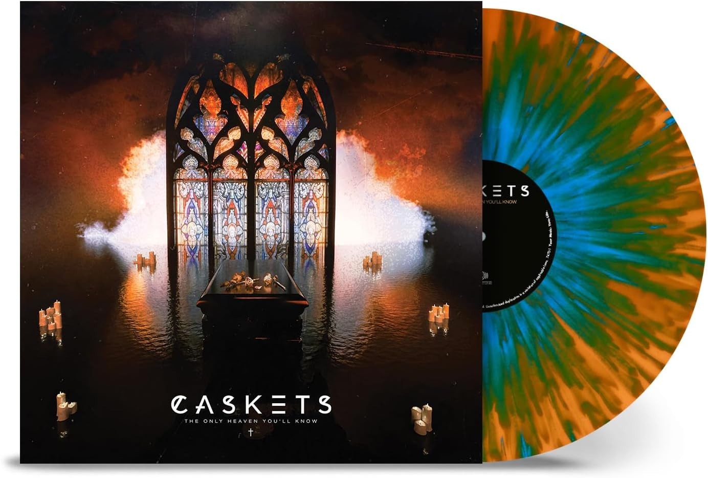 Caskets The Only Heaven You'll Know Colored Splatter Vinyl LP New Sealed