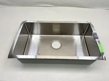 LIPPERT 385313 STAINLESS STEEL 27" X 16" X 7" SINGLE SQUARE SINK RV