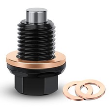 Oil Drain Plug Magnetic Oil Pan Drain Plug T6 Aviation Aluminum with M12 x 1.25