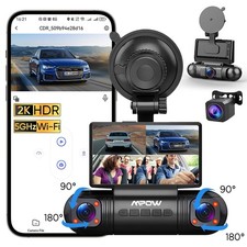 4 Kanal Dashcam 1080P, Autokamera 5GHz WiFi Nachtsicht,G-Sensor,Parküberwachung
