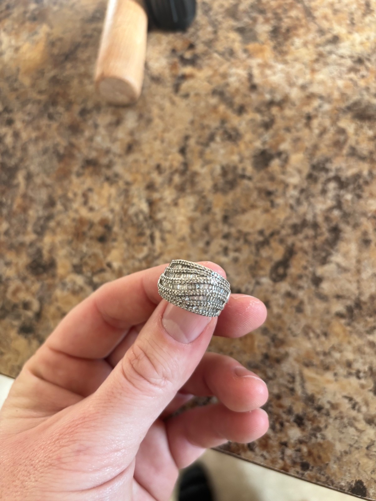 very nice 925 diamond ring - image 5