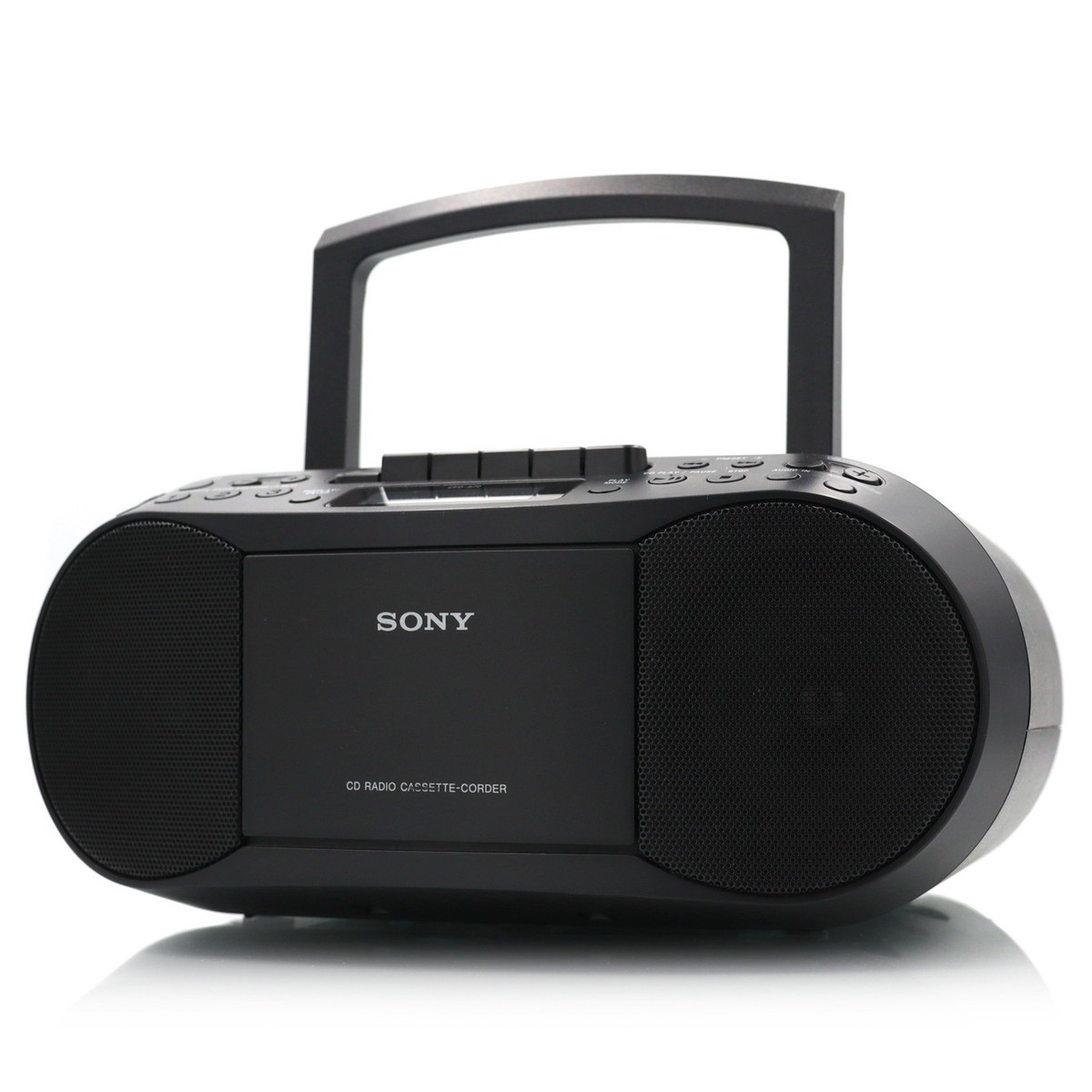 Sony CD Radio Cassette-Corder Black CFD-S70 Mega Bass Portable