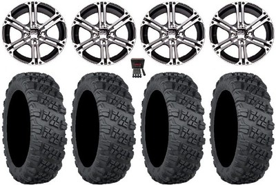 ITP SS212 14'' Wheels Machined 30'' Versa Cross V3 Tires Polaris Sportsman