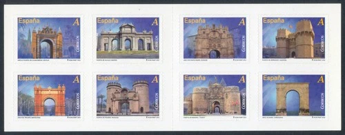 SPAIN - YEAR 2012 - EDIFIL 4681C** - ARCHES AND DOORS - 8 STAMP BOOKLET - MNH