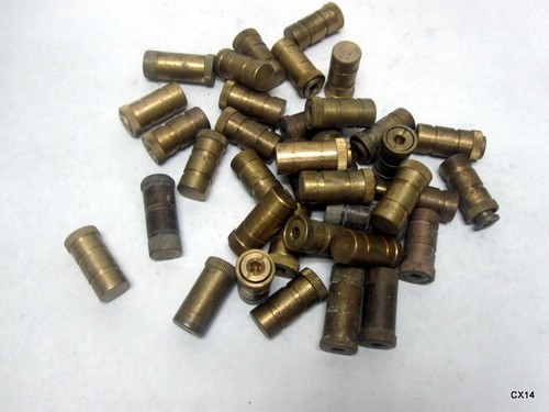 Bulk Mixed Lot of 36 Pool Safety Cover Anchors Brass