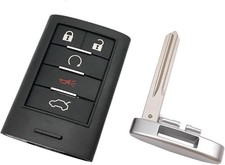 Replacement Key Fob Case Shell for Cadillac CTS XTS Keyless Remote Cover