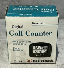 Radio Shack Digital Golf Counter Keychain Never Used