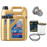 MotoröL Filter Set Longlife Iii 5W-30 Liqui Moly 7 Liter + Schraube FüR Bmw 7Er