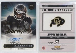 2025 Panini Luminance Future Signatures NIL Green Jimmy Horn Jr Rookie Auto RC