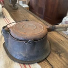 Cast Iron Wagner Waffle Iron #8 High Base Pat. 1910