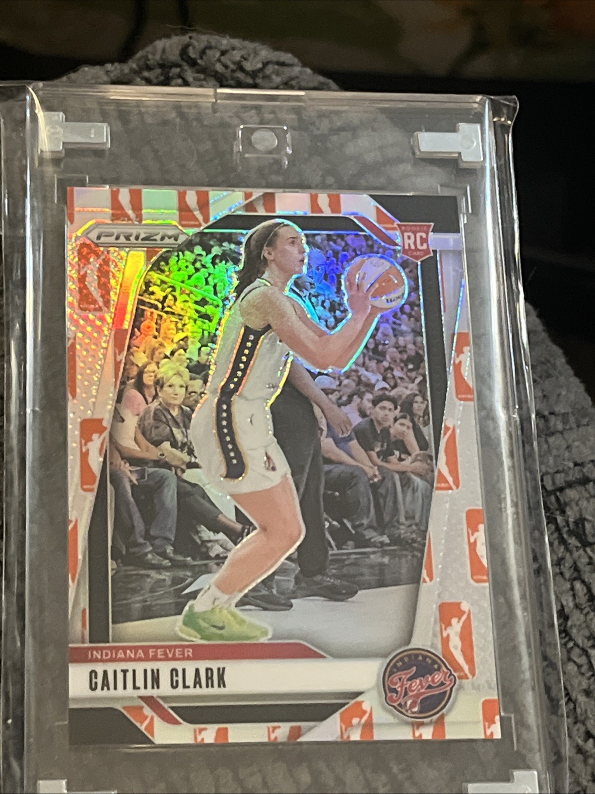 Caitlin Clark 2024 Panini WNBA Logo Prizm #22 RC Rookie Indiana Fever SSP