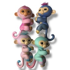 WowWee Fingerlings Interactive Toys Monkey Lot of 4