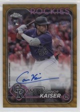 2024 Topps Chrome Rookie Gold Wave Refractor 29/50 Connor Kaiser #RA-CK Auto kk4