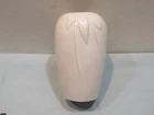 Vintage McCoy Leaves and Berries Matte White Pottery Vase 9' Tall