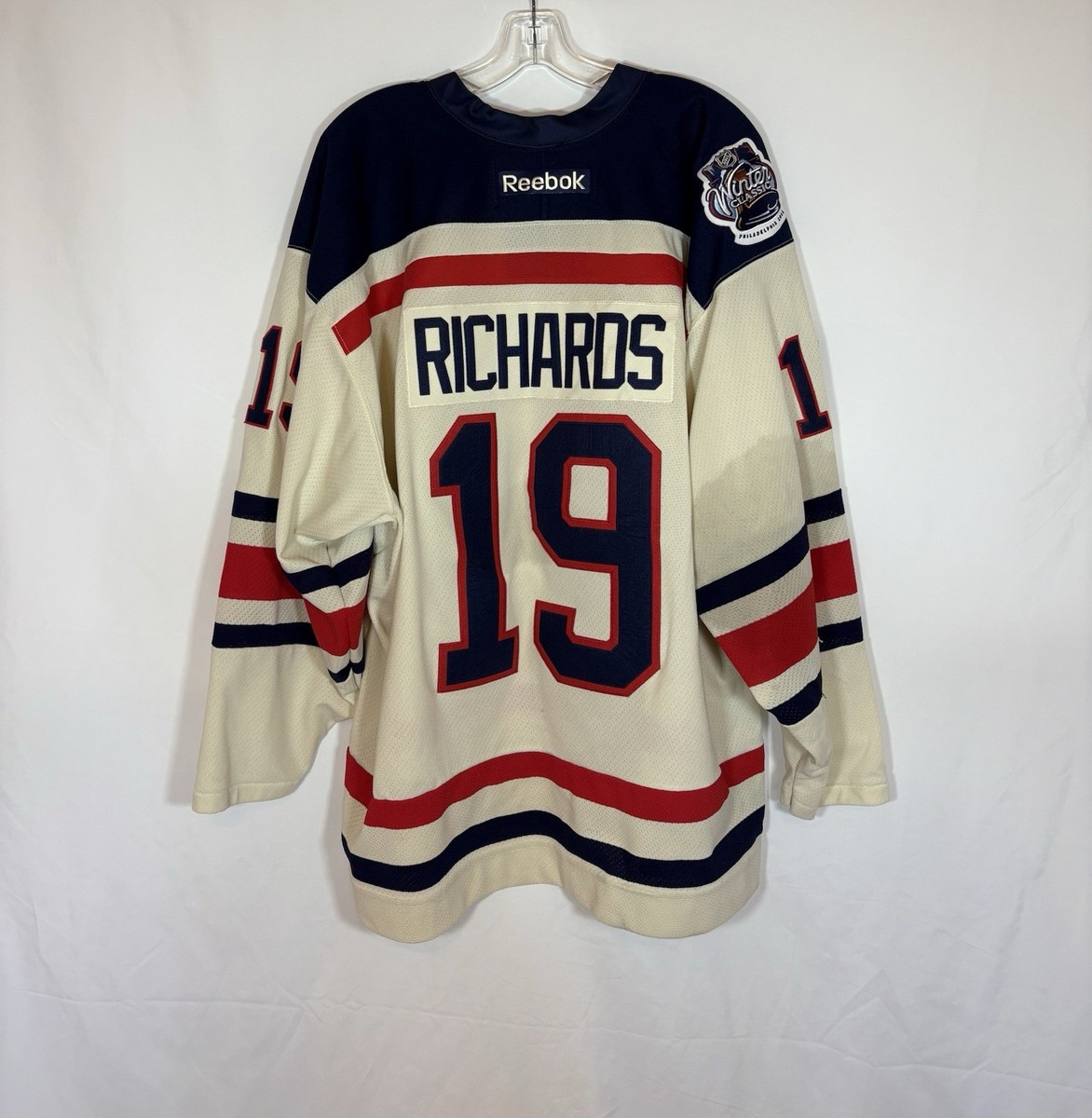 Reebok NY Rangers #19 Brad Richards 2012 Winter Classic Hockey
