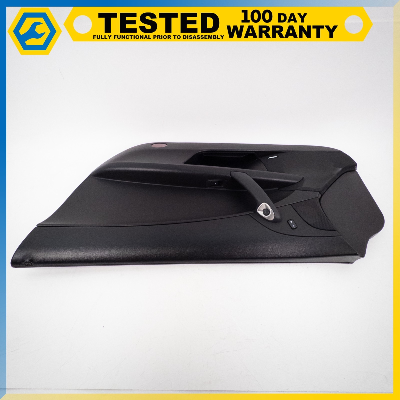 05-11 CHEVROLET CORVETTE C6 FRONT RIGHT SIDE INTERIOR DOOR PANEL BLACK OEM
