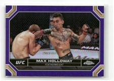 Max Holloway Chrome 2024 Purple Refractor #131