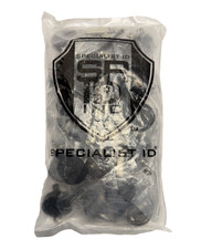 Specialist ID Premium Black Badge Reels w/ Alligator Swivel Clip on back Qty. 25