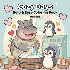 Cozy Days: Cute  Relaxing Coloring Book for Adults