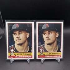 2025 Topps Heritage High Number #588 Alek Thomas Arizona Diamondbacks (2) Cards