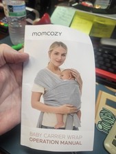 Momcozy baby carrier wrap, BLACK