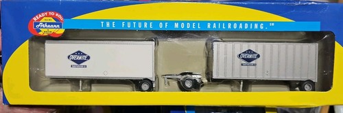 Remolques Athearn 91053 HO Overnite 28' con carretilla #2 (juego de 2) | Zustand: New