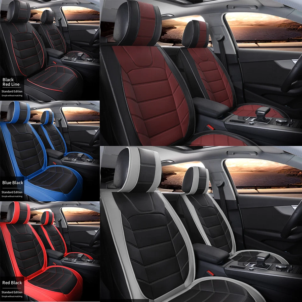Almohadas de respaldo cojín funda asiento 5 asientos PU para Volvo XC40 XC60 XC70 Foto 3 de 4