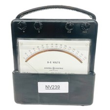 General Electric GE DP11 DC Voltmeter 1000 Ohms Per Volt 0-150 Dial Made in USA