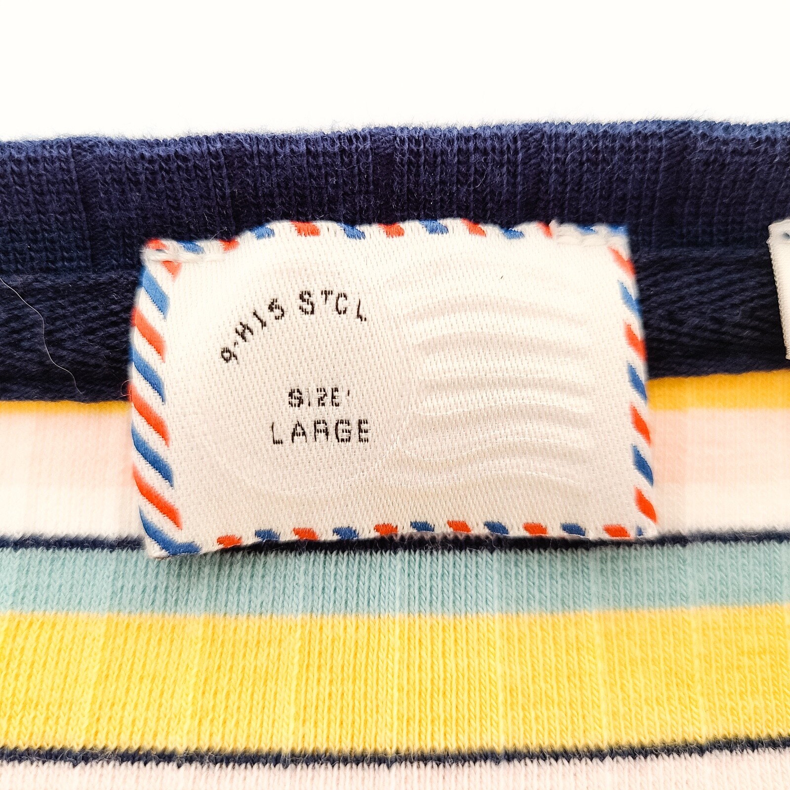 Anthropologie Postage Stamp Joliette Striped Long Sle… Gem