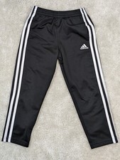 Adidas Children's Black Warm-Up Pants Size 5
