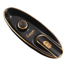 Ceramic Cigar Ashtray Travel Ashtray Outdoor Boat shape Ash Tray holder 1 cigar