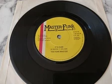 The Funk Master ‎– It's Over 1983 UK 7" SOUL DISCO
