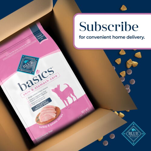 Blue Buffalo Basics Small Breed Dry Dog Food Turkey & Potato 4-lb. Bag Protein - Picture 12 of 12