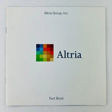 Altria Group, Inc (MO) 2002 Fact Book (former Philip Morris Company) Brochure