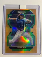 2022 Prizm Draft Picks Baseball #PDP35 JR Ritchie #D /50 Orange Prizm