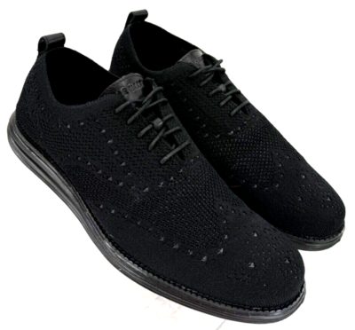 Cole Haan Original Grand C28443 Knit Black wingtip Oxford 