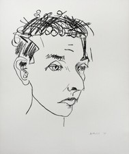 Balkenhol, Großer Kopf. 1994. [Signierte Original-Lithografie].