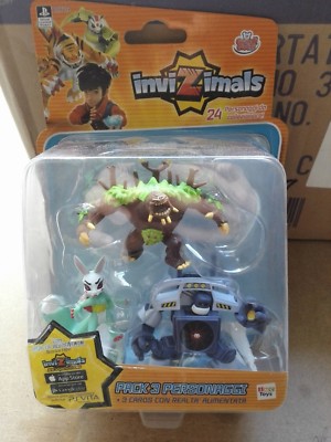 INVIZIMALS PACK 3 PERSONAGGI JUNGLEUS/USAKO/VORTEX | eBay