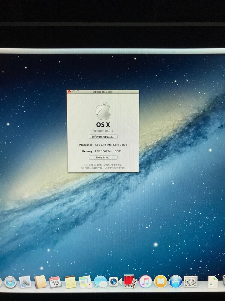 Apple iMac 20 inch / All-In-One Mac Desktop Computer 2.66Ghz Intel Core Duo 4GB - Image 3 of 4