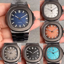 Square 40mm Tandorio Blue Dial Sapphire Glass Japan NH35A Automatic Mens Watch