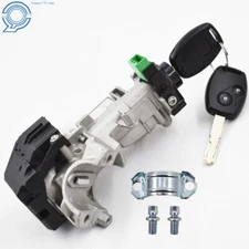 Ignition Keys Switch Lock Cylinder Steering for 06-11 Honda Civic