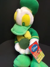 Disney Sega Lime Flavor of the Month Green Donald Duck Plush  16" PRIZE NWT