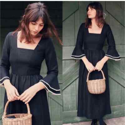 christy dawn black dress Black Tailored Funeral Dress