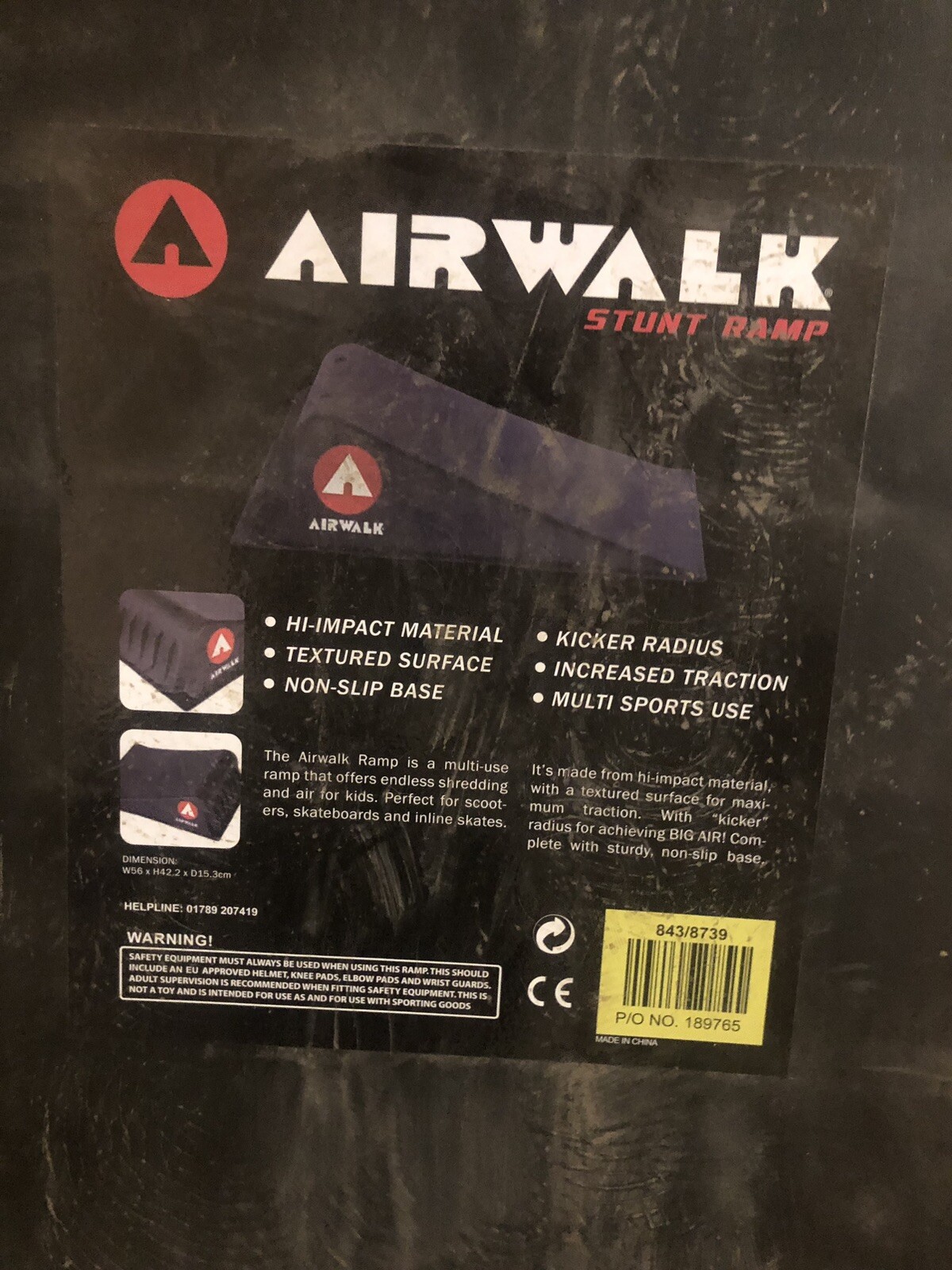 Airwalk Stunt Ramp BMX Skateboarding Scooter Kids from Argos VGC eBay