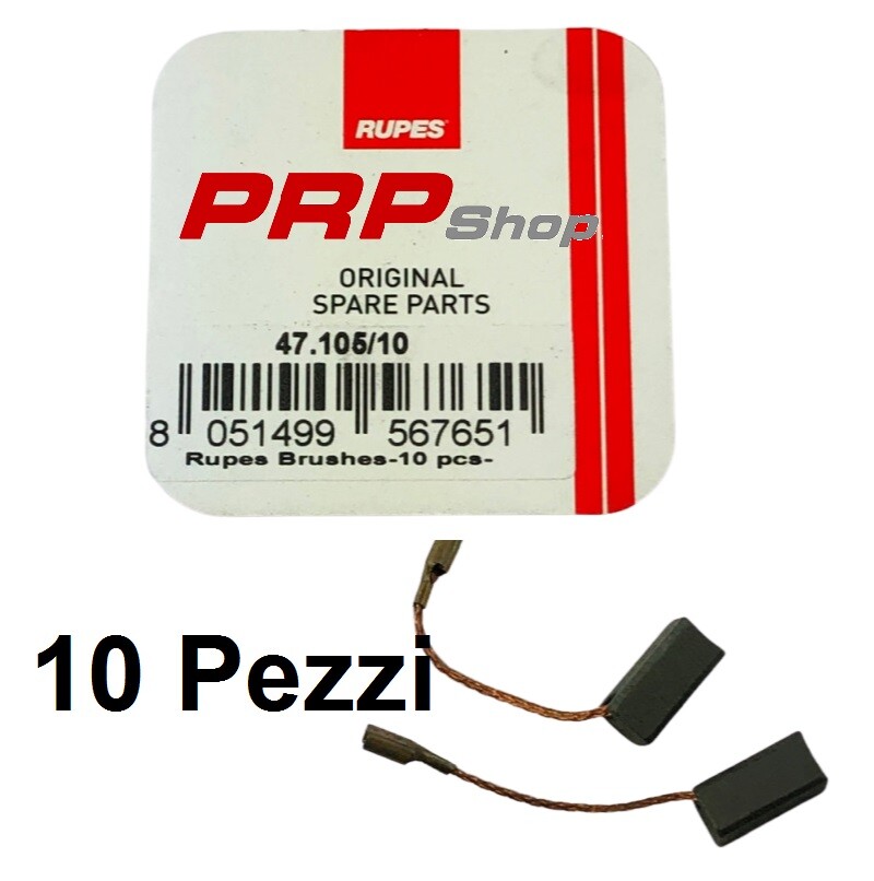 RUPES 47.105 Carboncini Di Ricambio - 2 Pezzi Per Levigatrici E Utensili RUPES - Foto 7