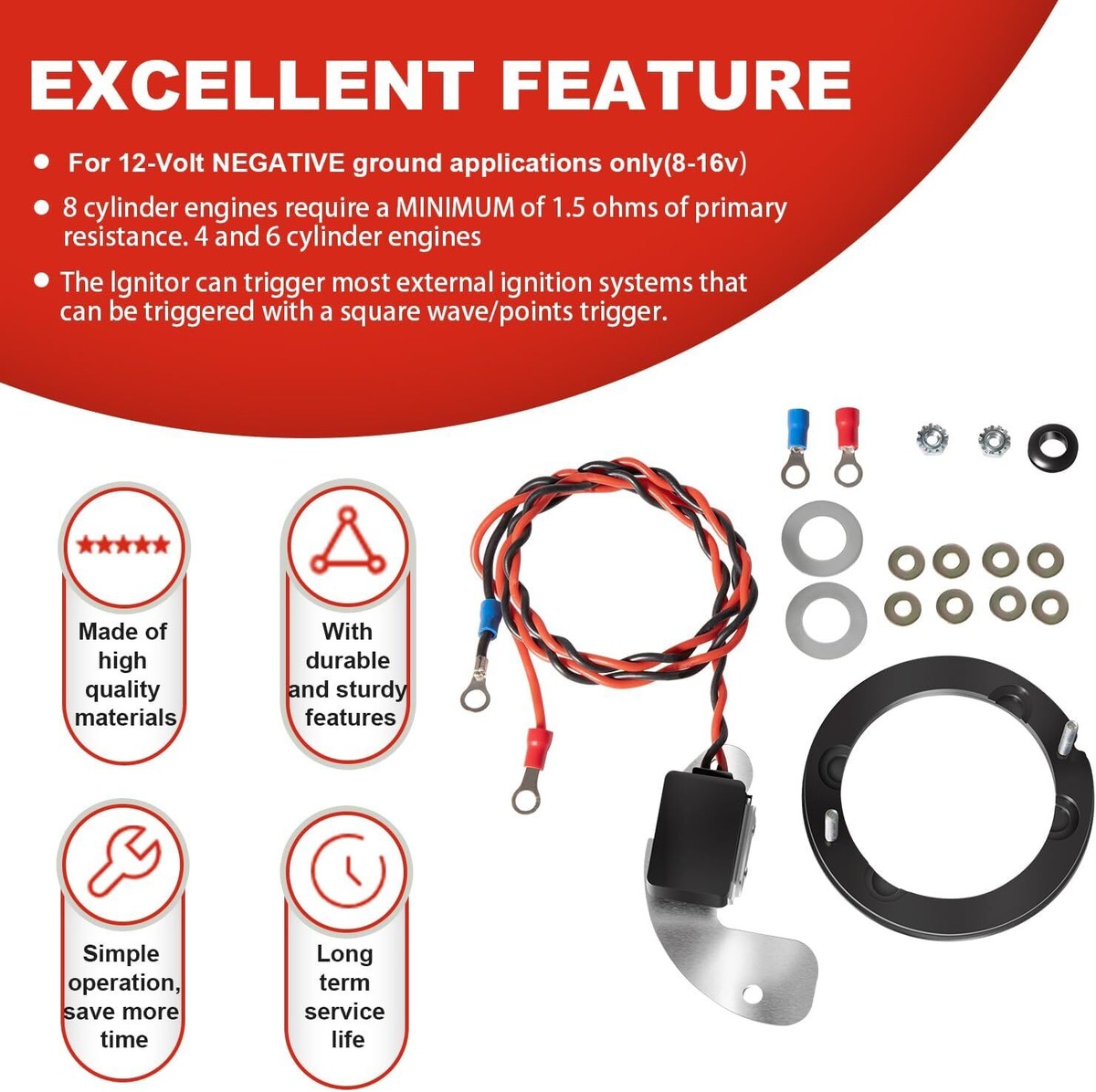 PRT5811 - PERTRONIX 1741 ELECTRONIC IGNITOR CONVERSION KIT FITS DATSUN 4-CYL