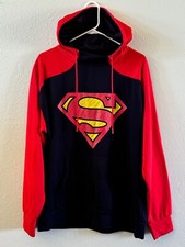 2016 Superman Red Hoodie Jacket Size L