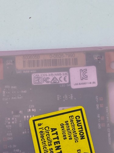 LSI 9211-8i 4 Port 6gb/s SAS Board Card Controller PCI Express PCIe2 X8 SAS9211/ - Photo 4/5